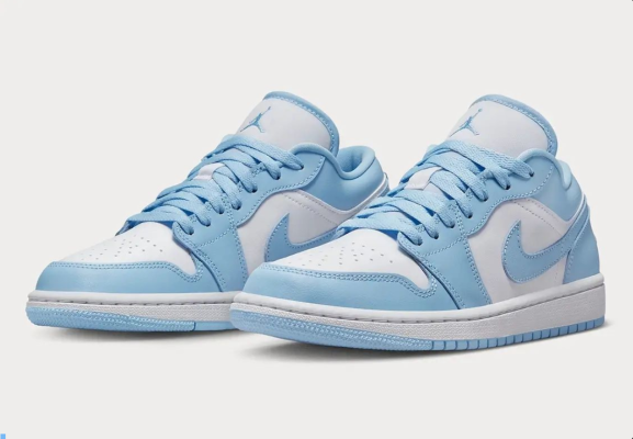 Giay air jordan 1 low ice blue